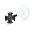 Fan Shaped labrets Push-in LA-1007
